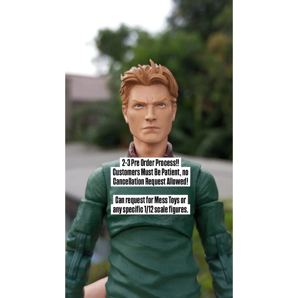 Custom Headsculpt Ben Reilly For Marvel Legends, Mess Toys, ETC