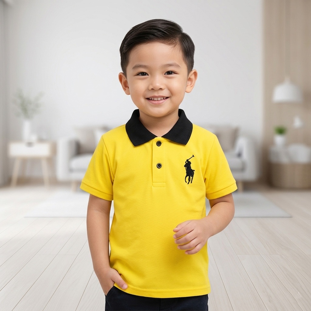 Baju Kerah Anak 3-4 Tahun Kaos Polo Anak Kaos Kerah Anak Laki Laki SZ-3