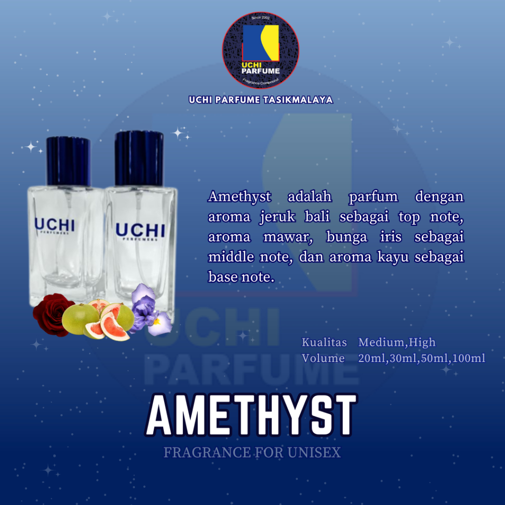 Uchi Parfume AMETHYST Parfum ( 20ml , 30ml , 50ml , 100ml )
