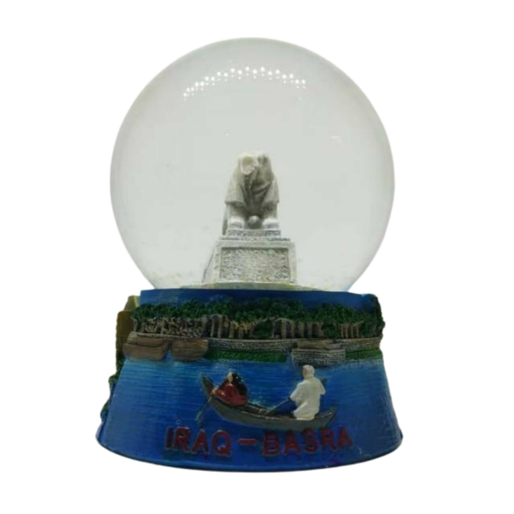 Souvenir pajangan snow globe snow ball oleh oleh negara Irak