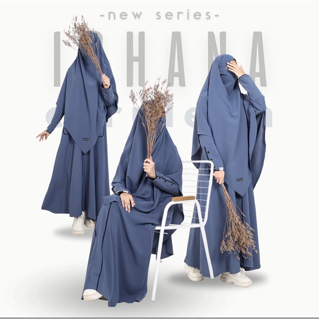 PL set gamis ishana dan Fk by gerai mika