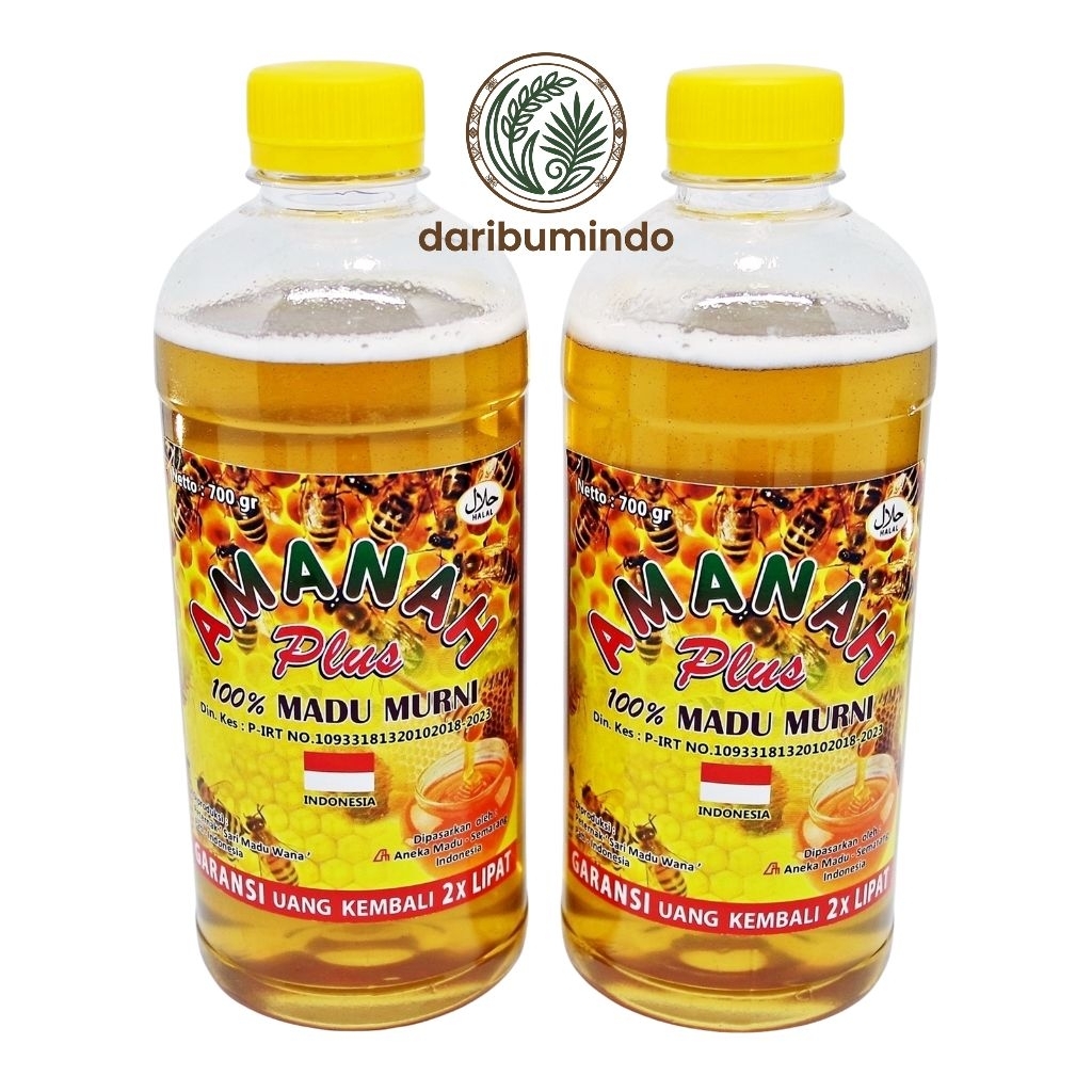 MADU AMANAH - Madu Murni Nektar Kayu Putih (Apis Mellifera) - daribumindo