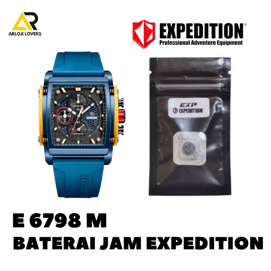 Baterai Jam Expedition Type E 6798 M Original