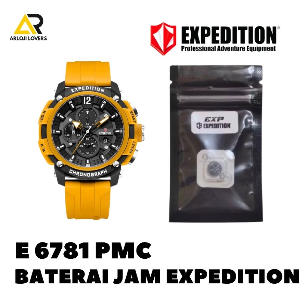Baterai Jam Expedition Type E 6781 PMC Original