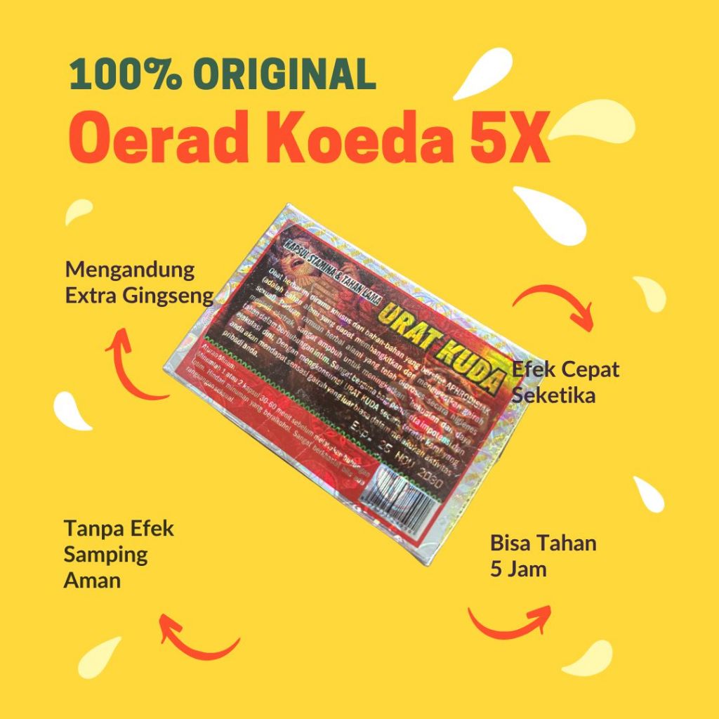 Kapsul HerbalUratKuda5XAsli