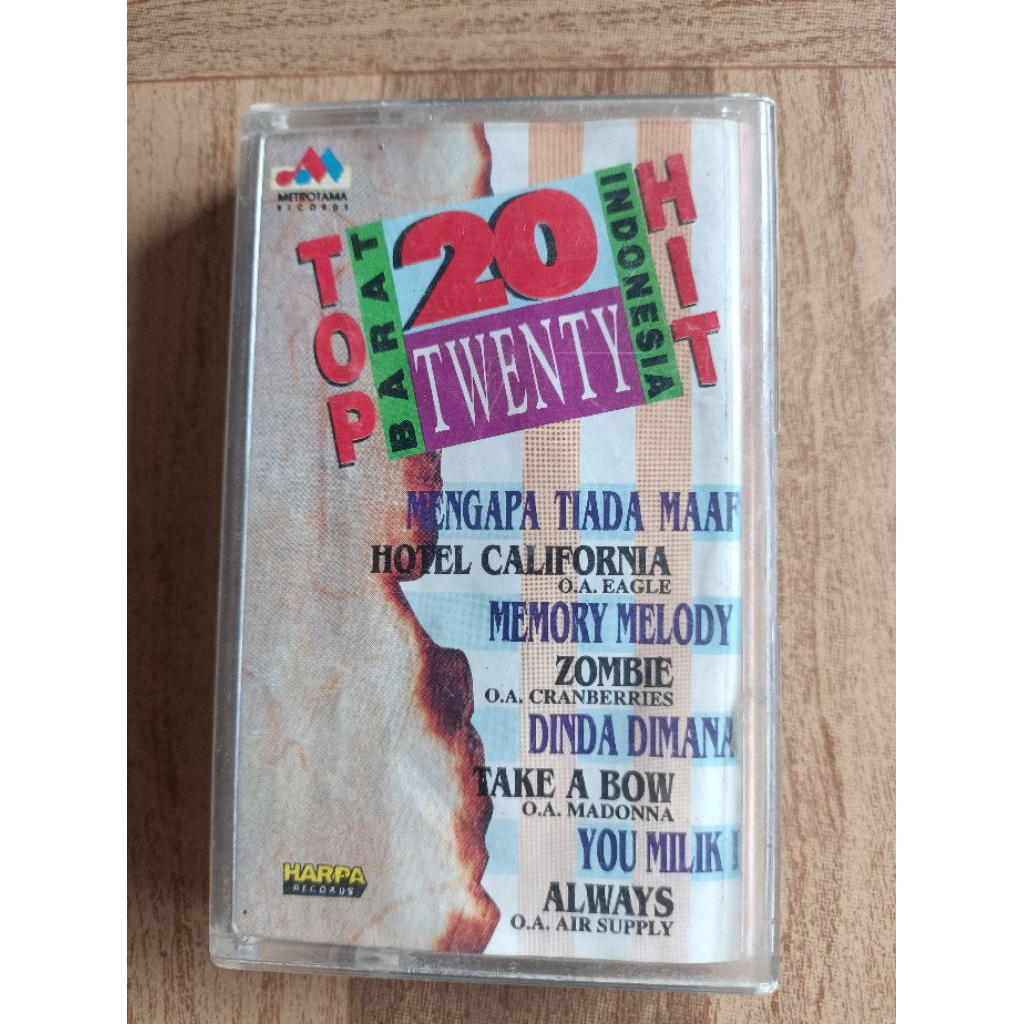kaset pita 20 top hit barat-indonesia