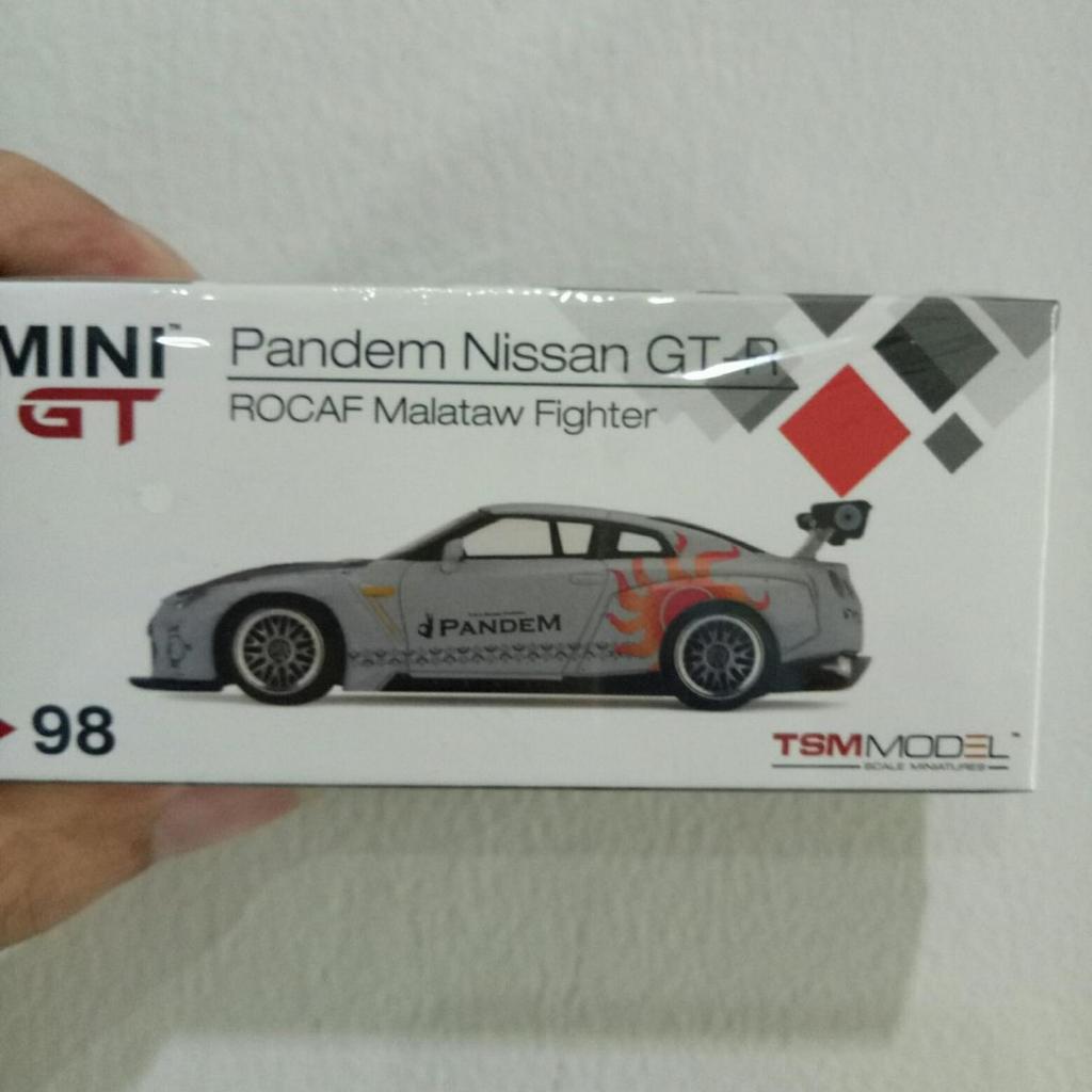 mini gt 98 Pandem nissan gtr rocaf malataw fighter