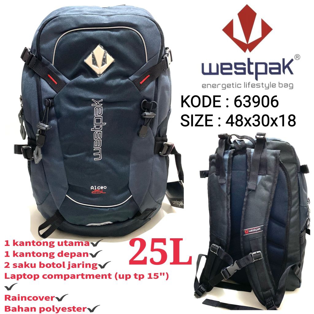 Tas ransel backpack Westpak 63906 tas punggung keren terbaru dan termurah