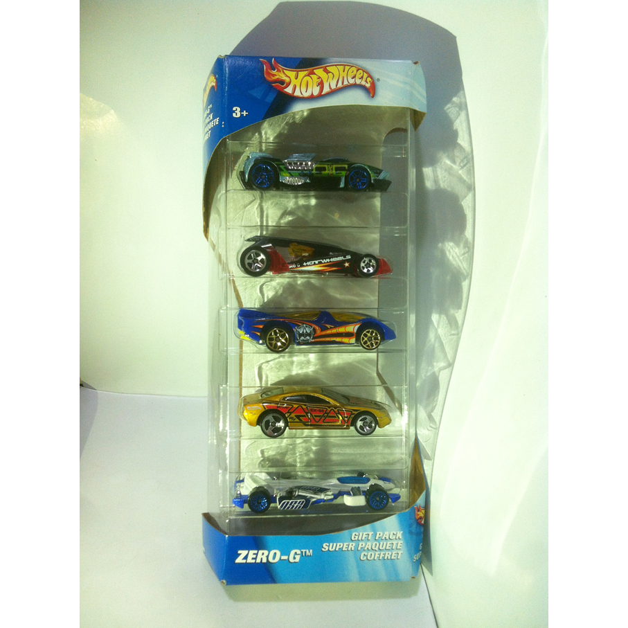 Hot Wheels Gift Pack. 2004 Zero-G 5-Pack - B3589. Maelstrom-Vulture Roadster-Power Pistons-Dodge Cha
