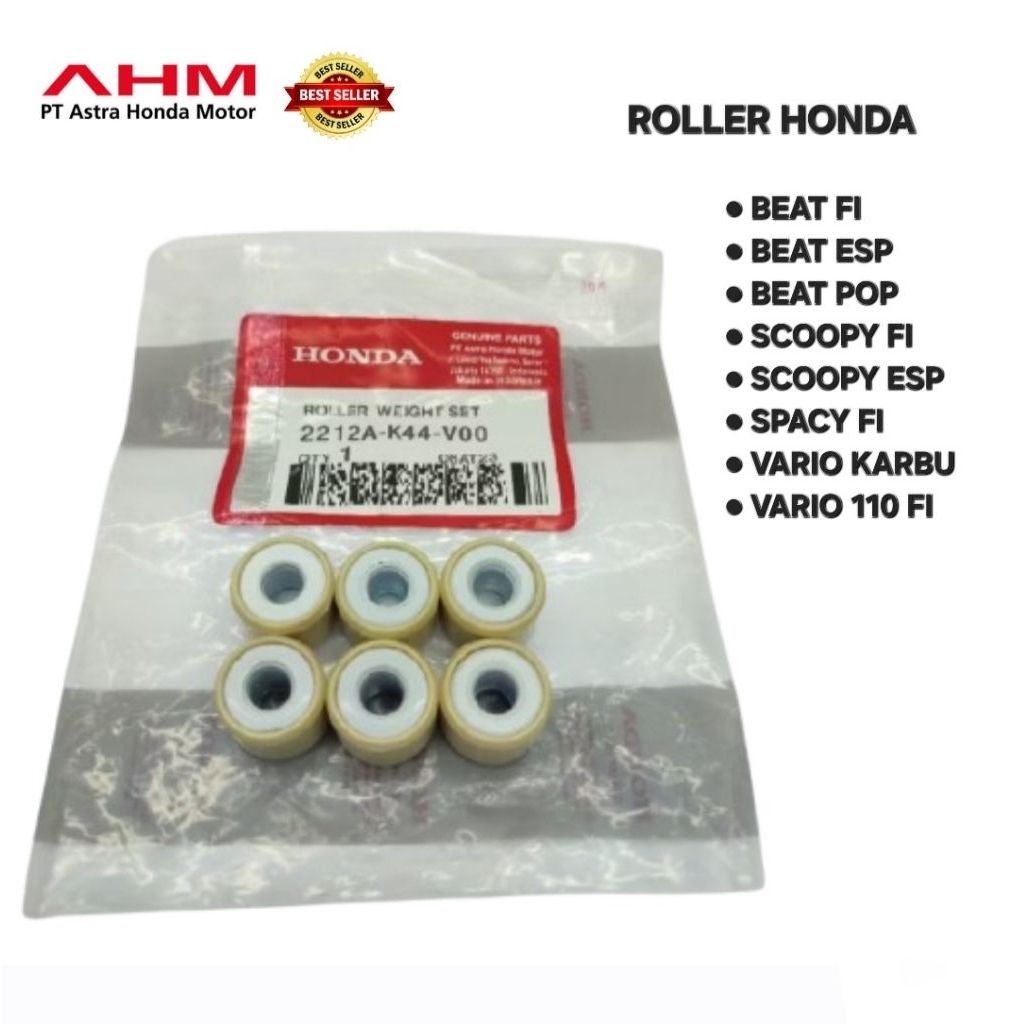 ROLLER HONDA BEAT FI 2012-2015 BEAT ESP 2016-2019 BEAT POP SPACY FI SCOOPY FI 2012-2015 SCOOPY ESP 2