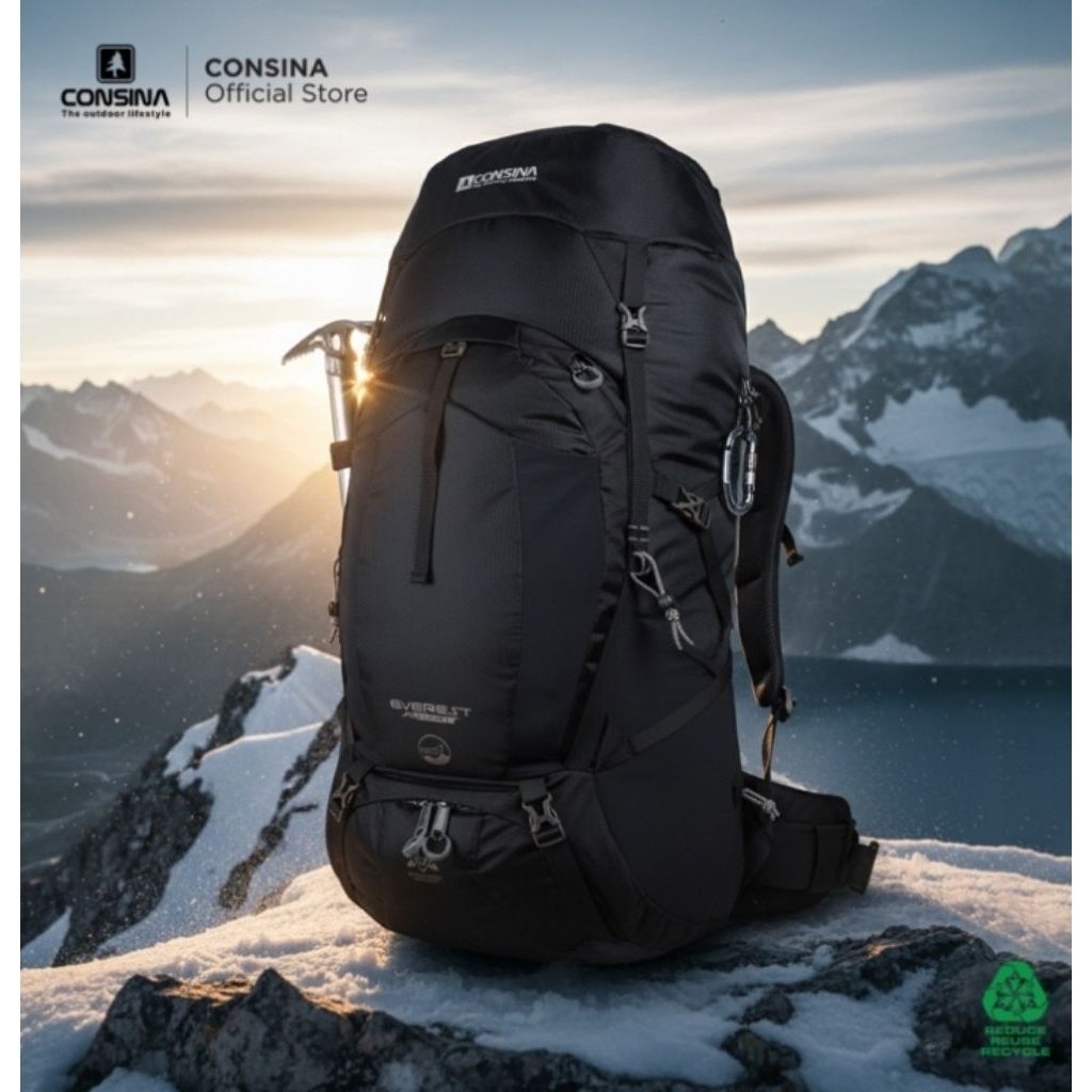 TAS GUNUNG CONSINA EVEREST 60+5L NEW SERIES