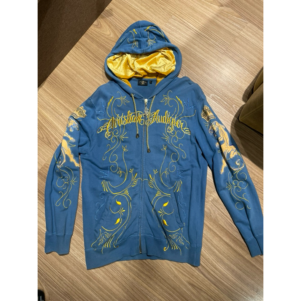 Christian Audigier jacket vintage y2k ed hardy style second
