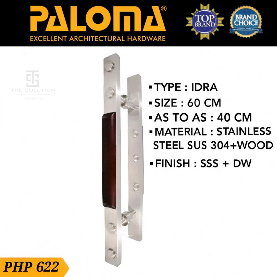 PALOMA PHP 622 Pull Handle Tarikan Gagang Pintu 60CM Stainless SUS 304
