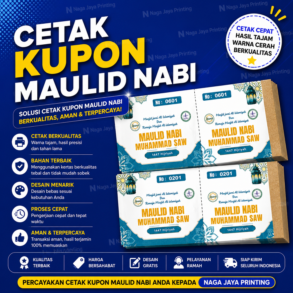 KUPON MAULID NABI / KUPON MUHARROM / KUPON ISRA' MI'RAJ / PAWAI MAULID NABI