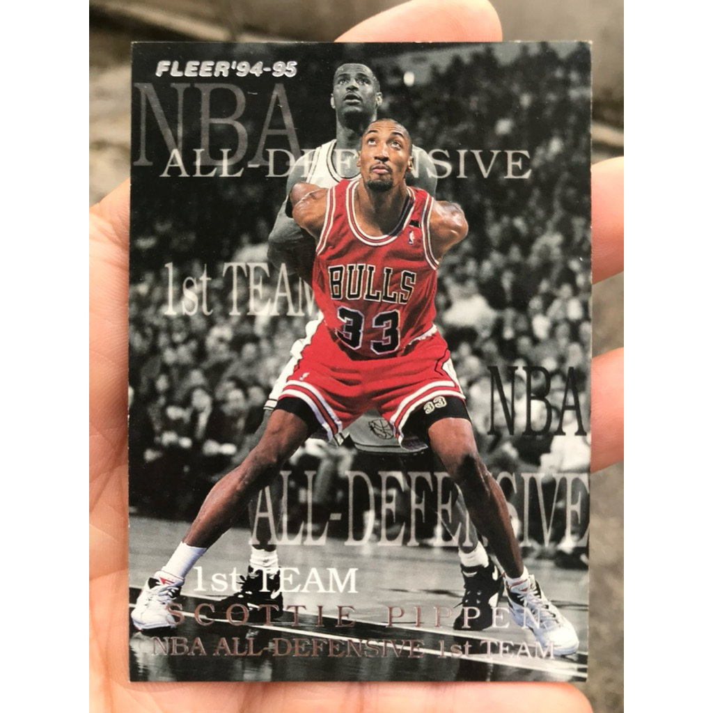 SCOTTIE PIPPEN KARTU BASKET NBA FLEER ALL DEFENSIVE