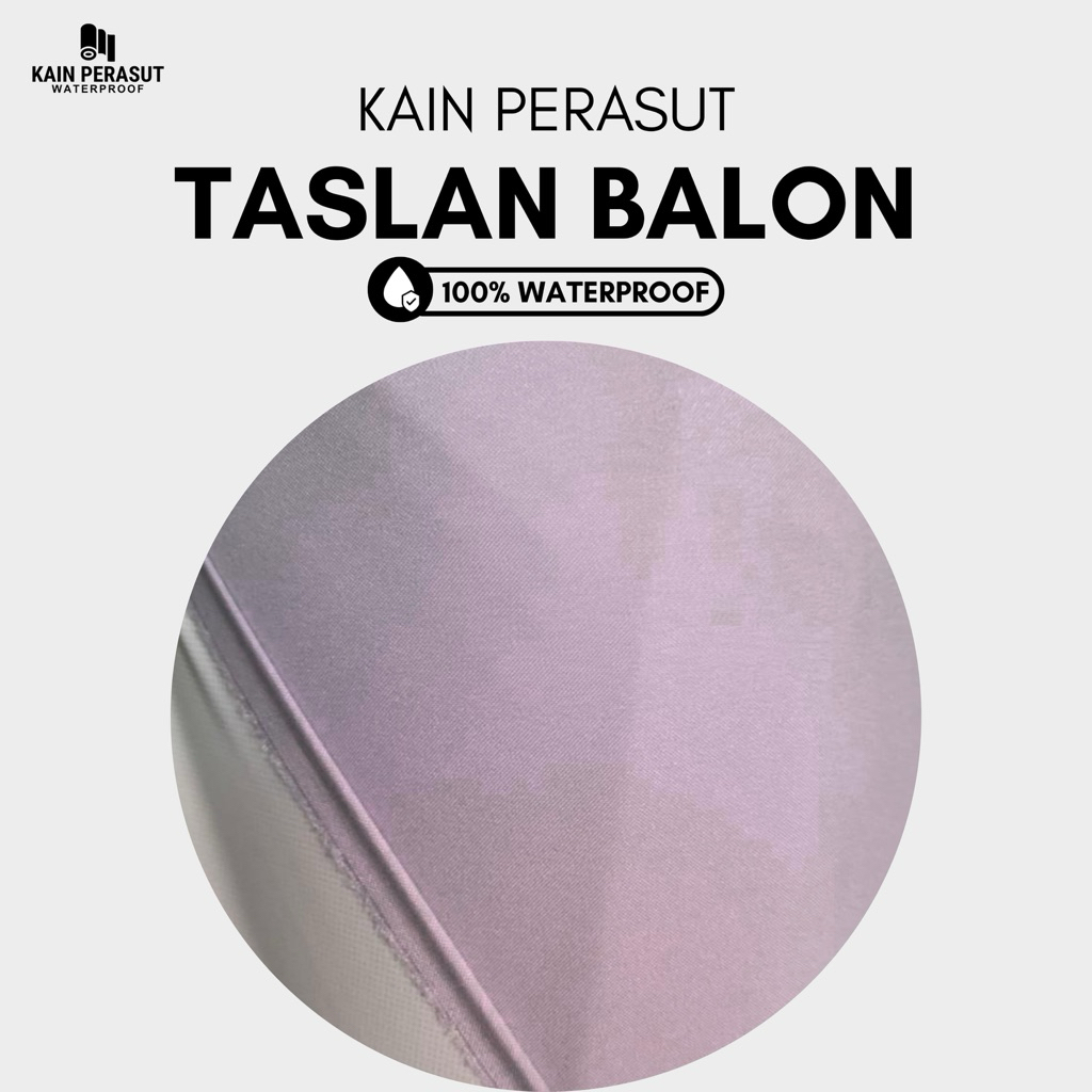Kain Taslan Balon Waterproof Lylac