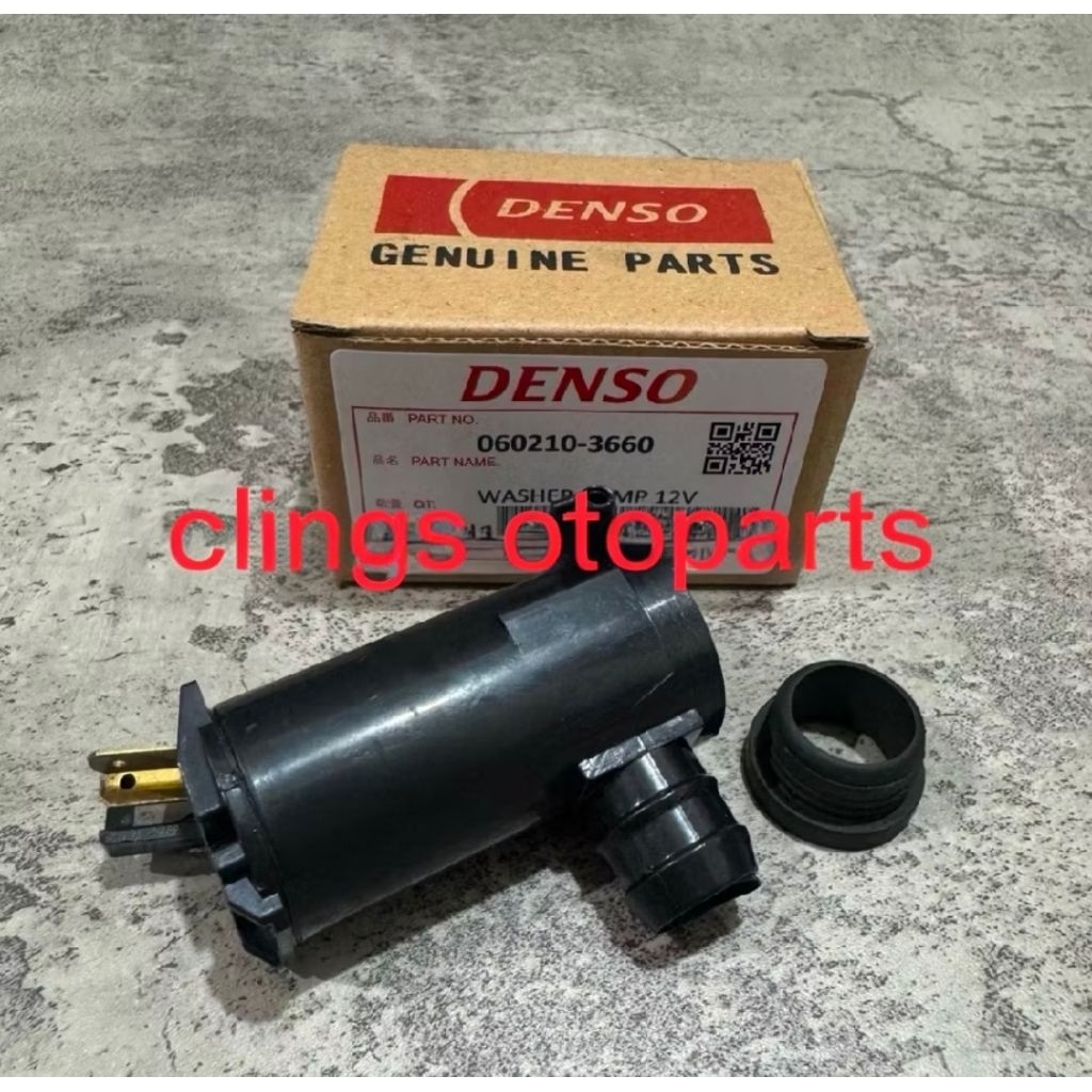 Washer Pump motor pompa air wiper Universal Denso 12Volt Ertiga Baleno Aerio Vitara Katana Panther T