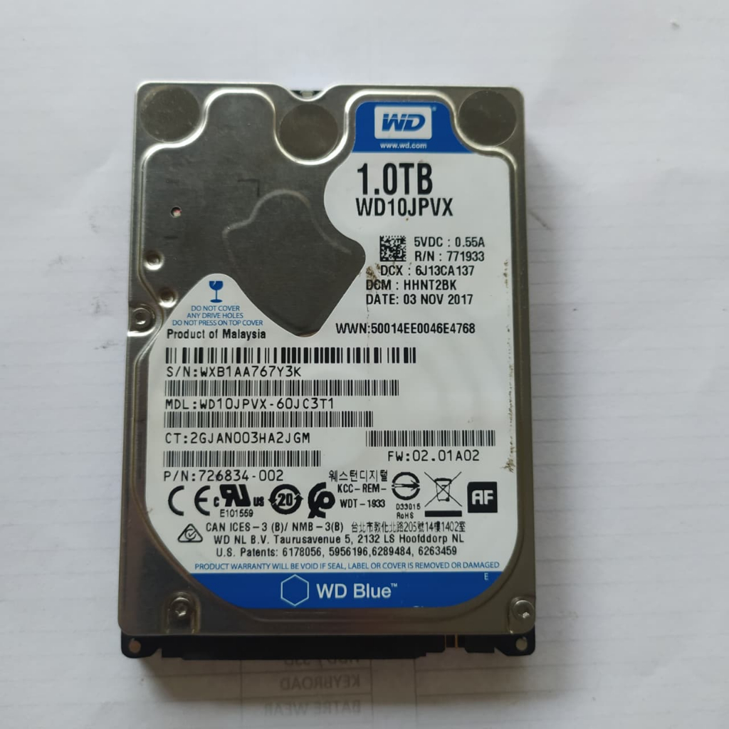 HARDISK 1 TB WD BLUE