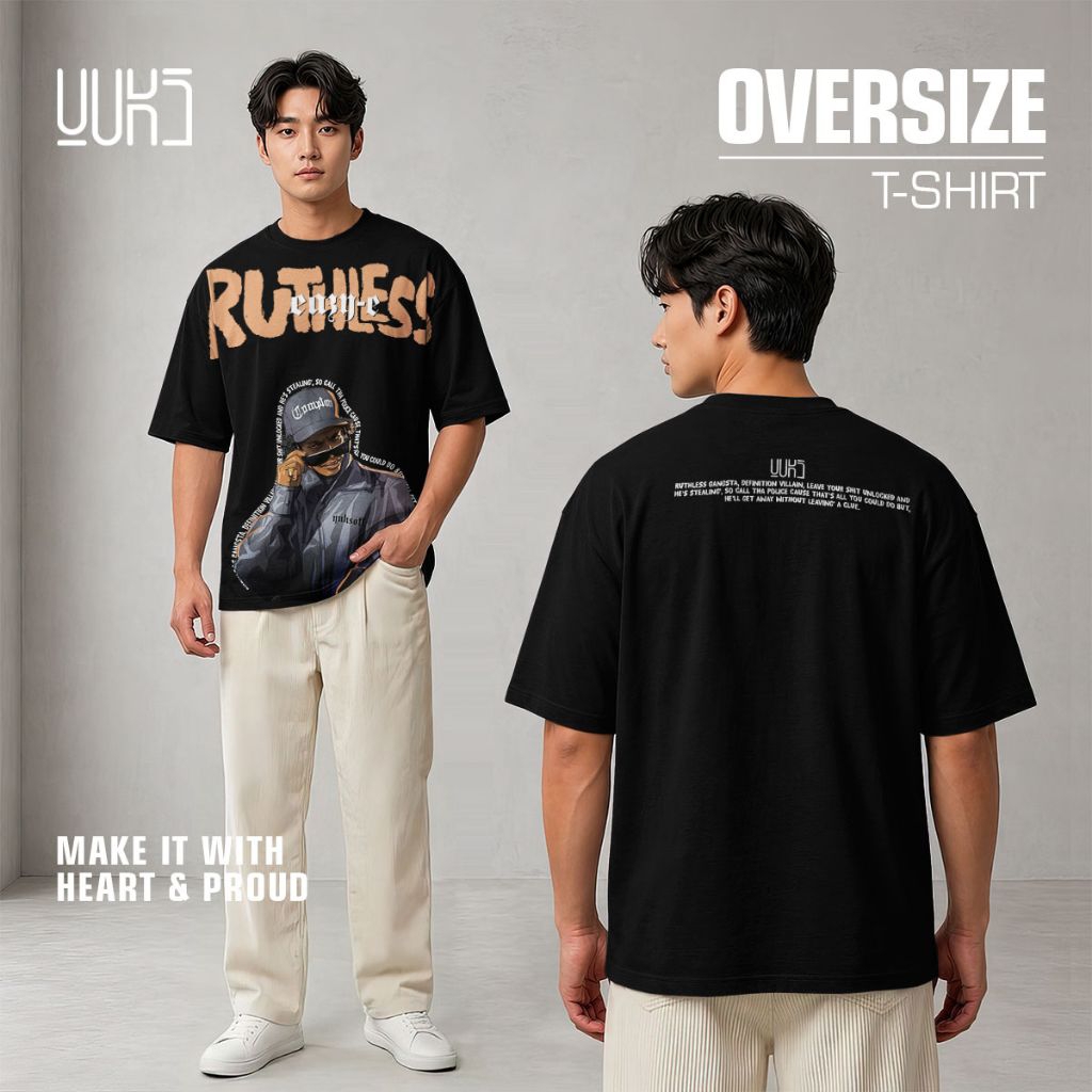 KAOS OVERSIZE PREMIUM TEBAL ADEM PRIA WANITA COTTON COMBED 24s TSHIRT BIG SIZE BAJU DISTRO ORIGINAL 