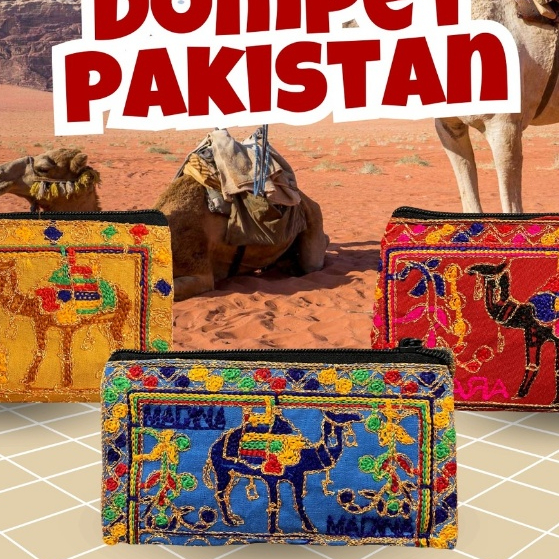 DOMPET PAKISTAN POUCH OLEH OLEH UMROH