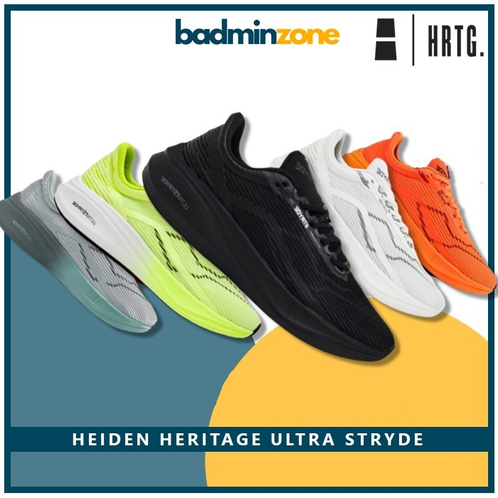Sepatu Heiden Heritage Ultra Stryde Sneakers Olahraga Lari Sport Running Shoes Pria Wanita