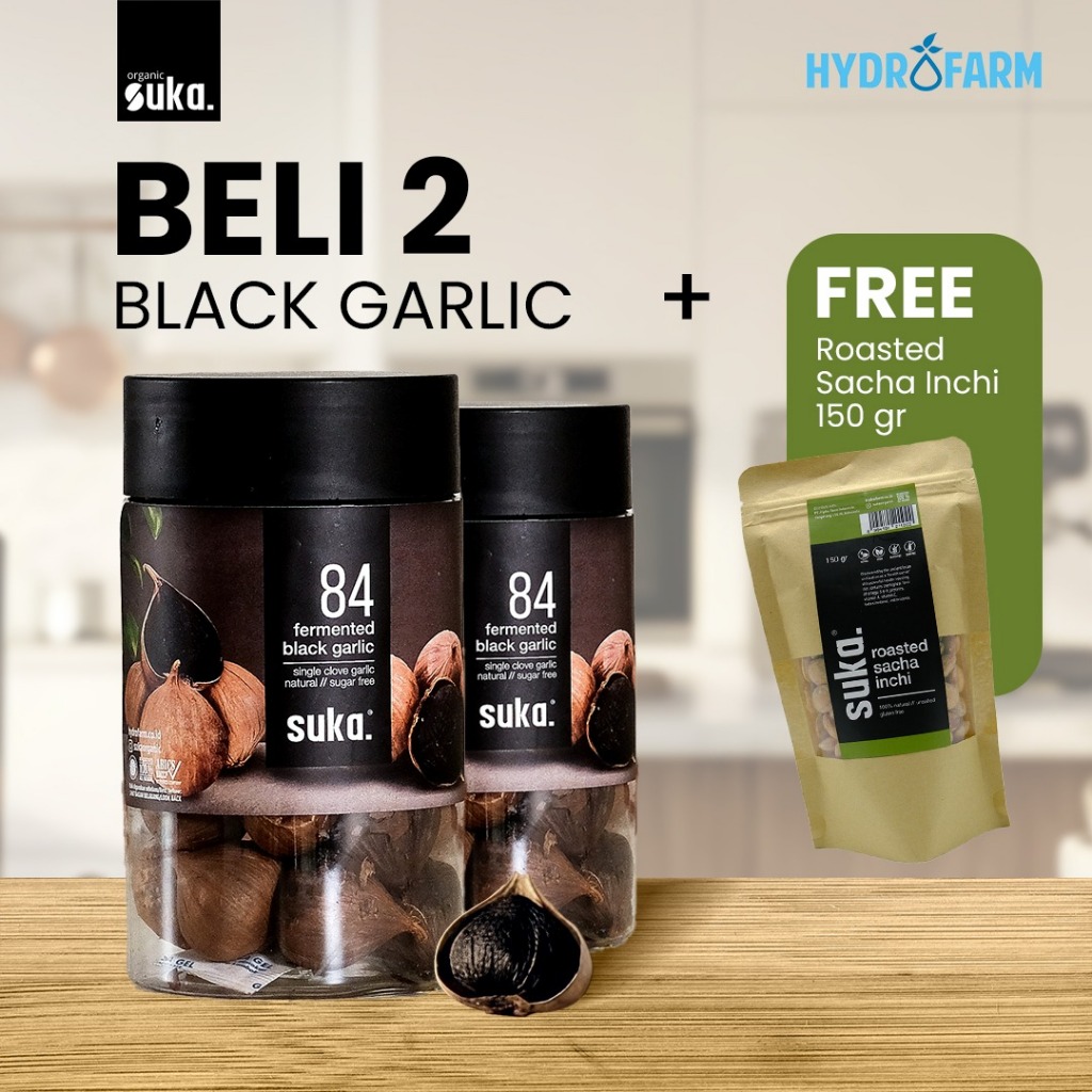Suka  - Paket Beli 2 Black Garlic + FREE 1 Roasted Sacha Inchi Bundle Promo