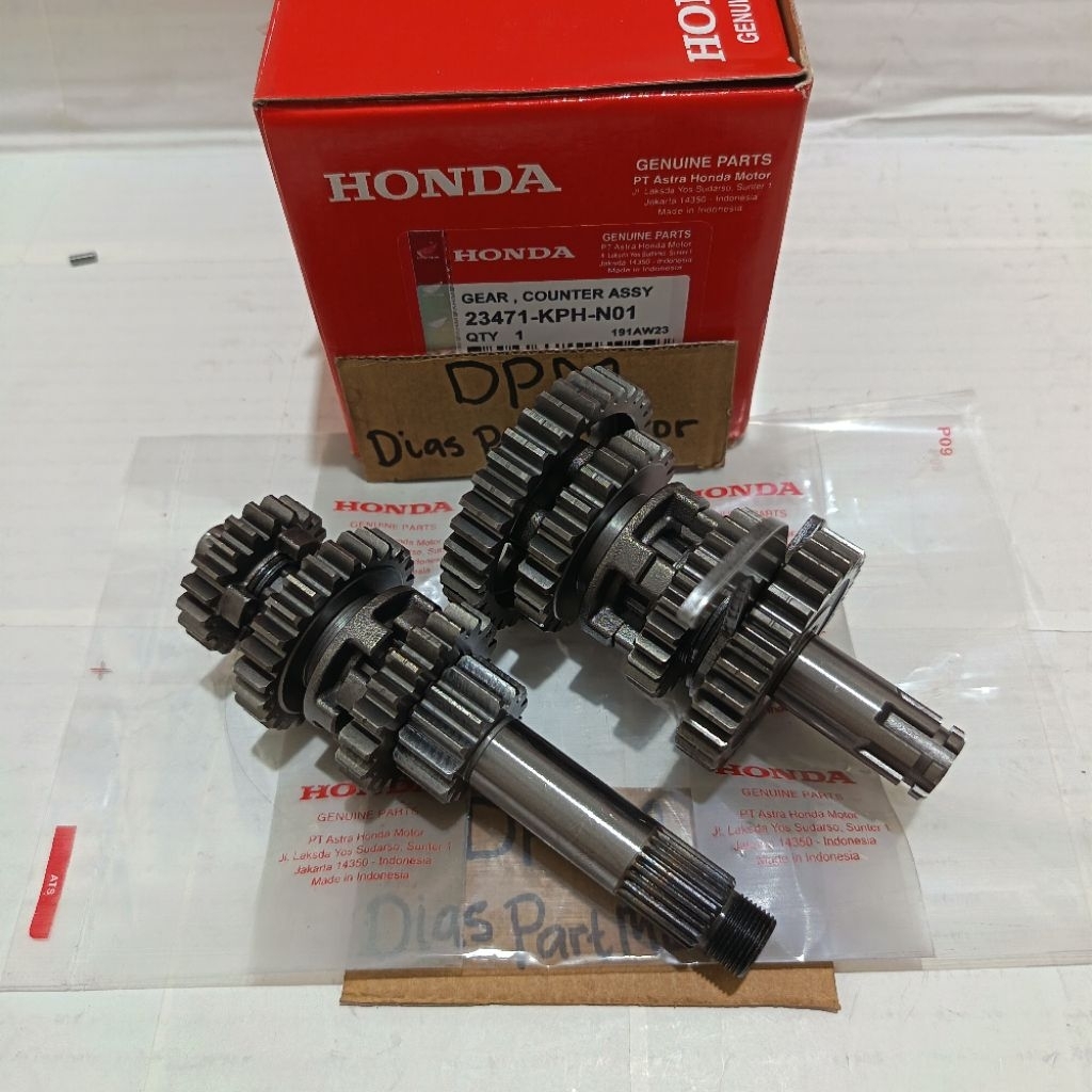 Gigi rasio komplit KPH Supra x125 karbu,Karisma