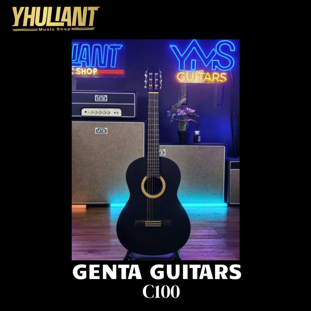 Genta C100 Classic Guitar Original Made In Indonesia