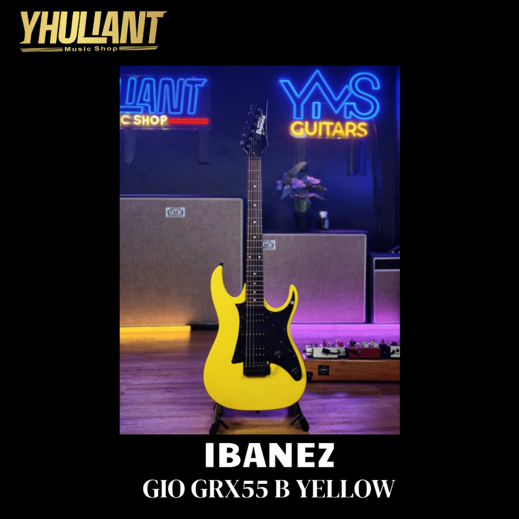 Ibanez Gio GRX 55B Yellow Original Made In China Second Good