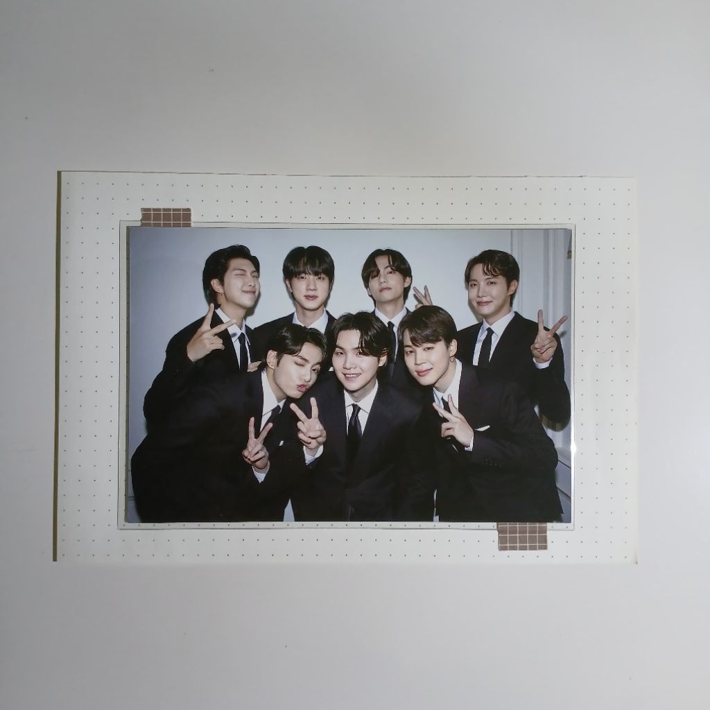 Bts Group Broadcast Postcard Proof