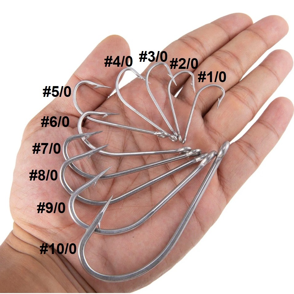 Saltwater hooks 1/0 - 10/0 / O'Shaugnessy 1930  / kail panjang pancing 100% anti karat  / kail sabik