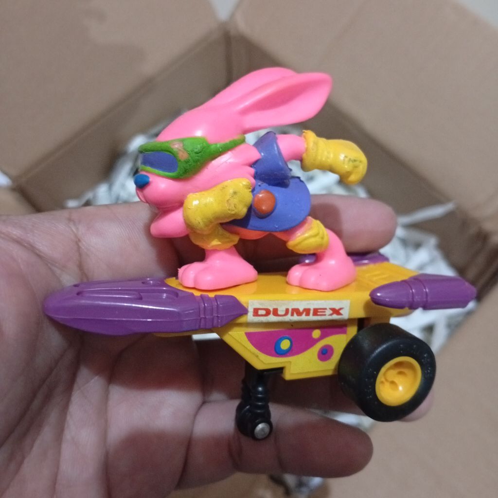 Texas chicken toys scooter boy squad pink rabbit