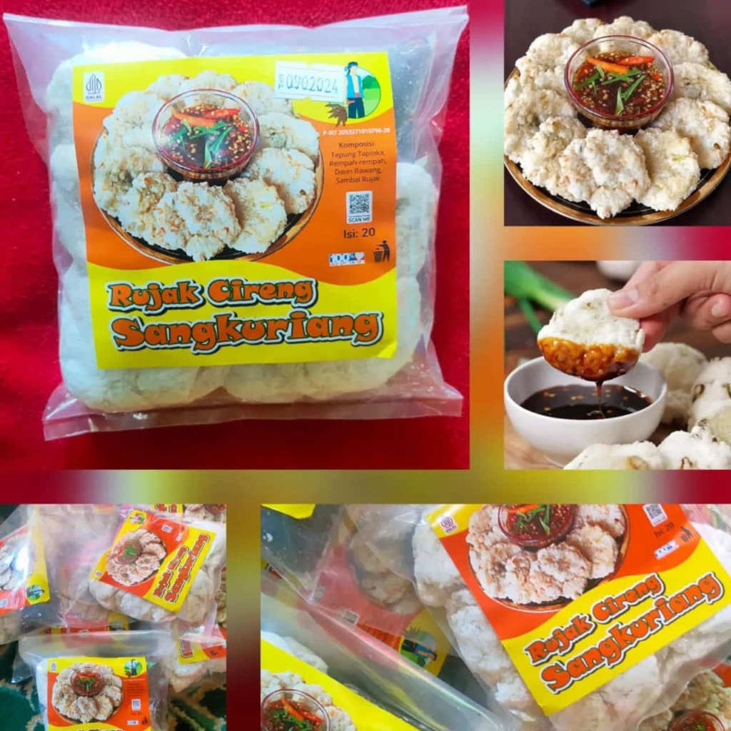 Rujak Cireng Sangkuriang Isi 20pcs Crispy dan Gurih, Cemilan Favorit