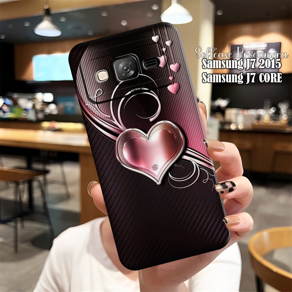Cassing Procamera Samsung J7 2015 - J7 DU OS - J7 CORE Terbaru - Fashion Case - Silikon Tpu - Ready 