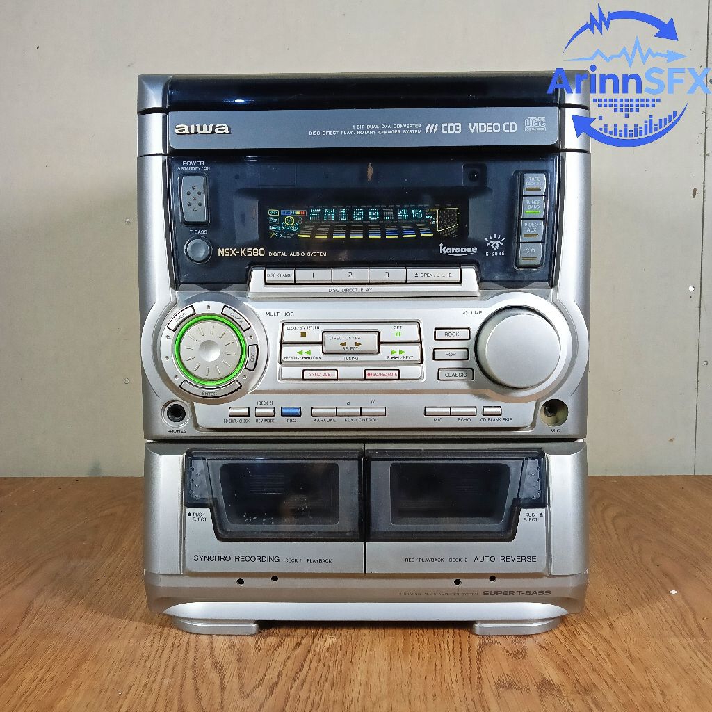 Head Compo AIWA NSX-K580 radio aux
