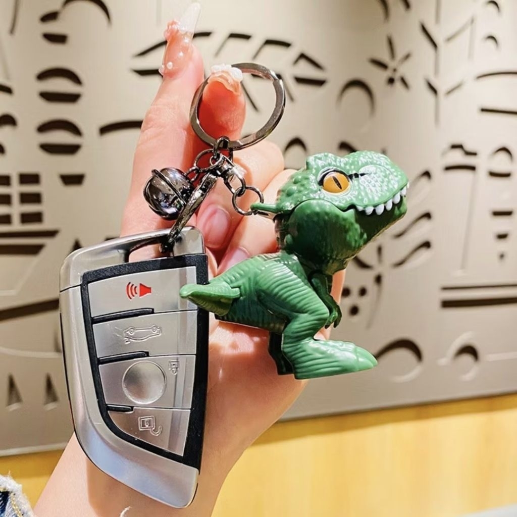 SatelitMart - Ganci Dino Dinosaurus Trex Keychain Gantungan Kunci Jurassic Park