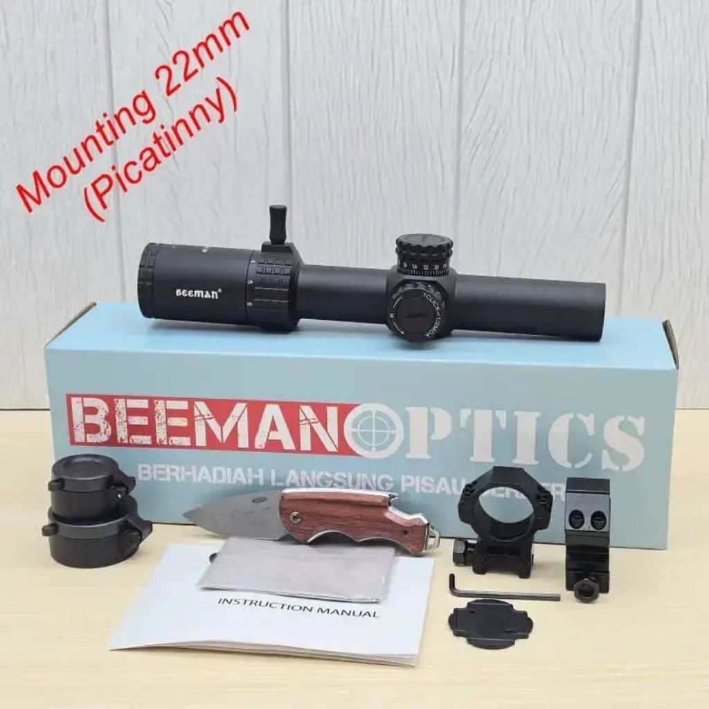 Telescope Beeman Optics 1-6×24 IR Buntung