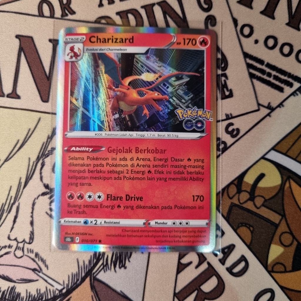 Charizard Pokemon Go Pokemon TCG Indo