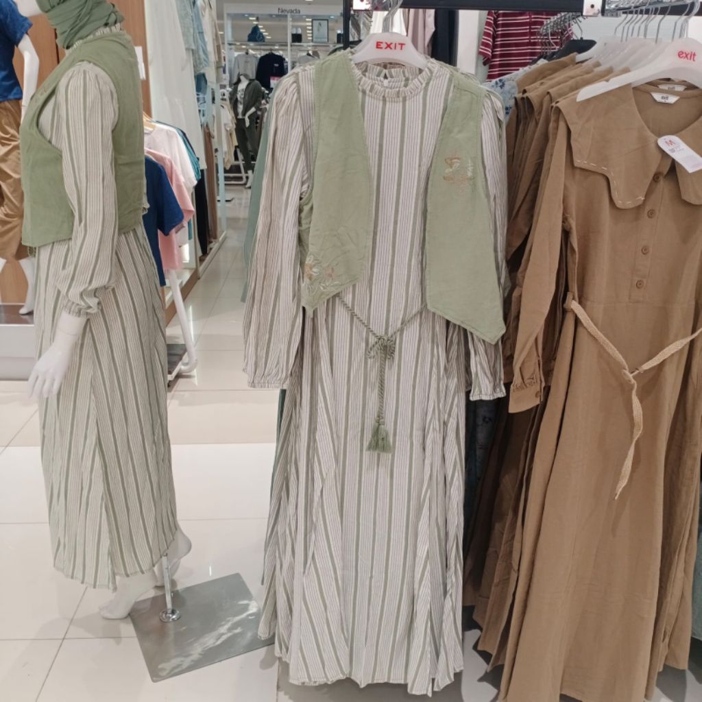 EXIT GAMIS CASUAL WANITA | MAXI DRES | ORIGINAL