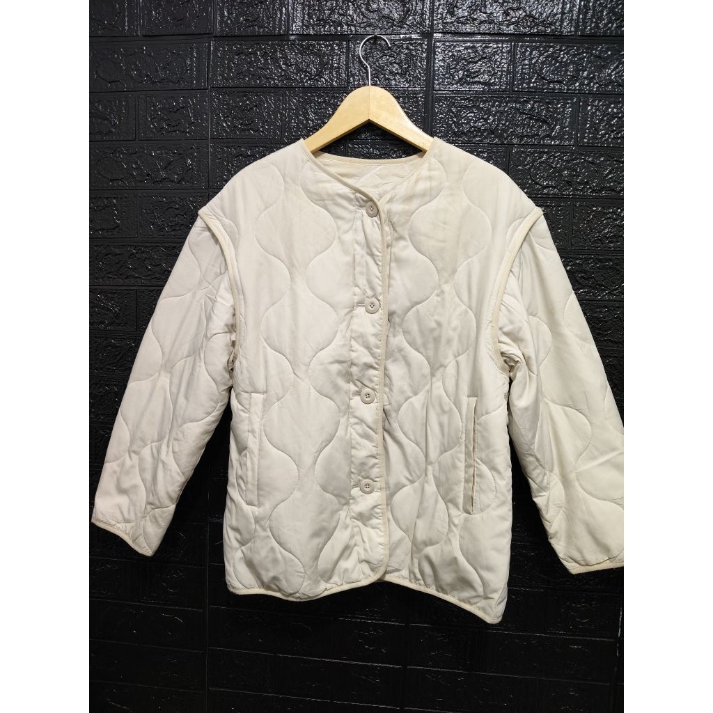 outer vest Puffer quilted GU Uniqlo