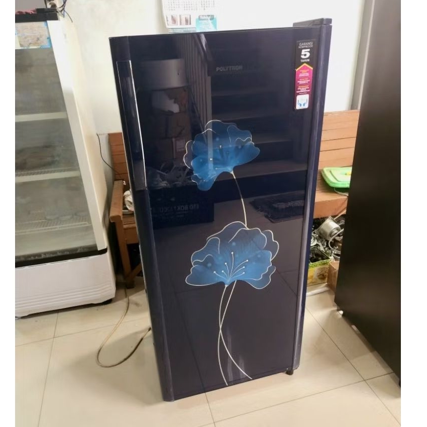 KULKAS PINTU 1 POLYTRON PR 18AN BEKAS