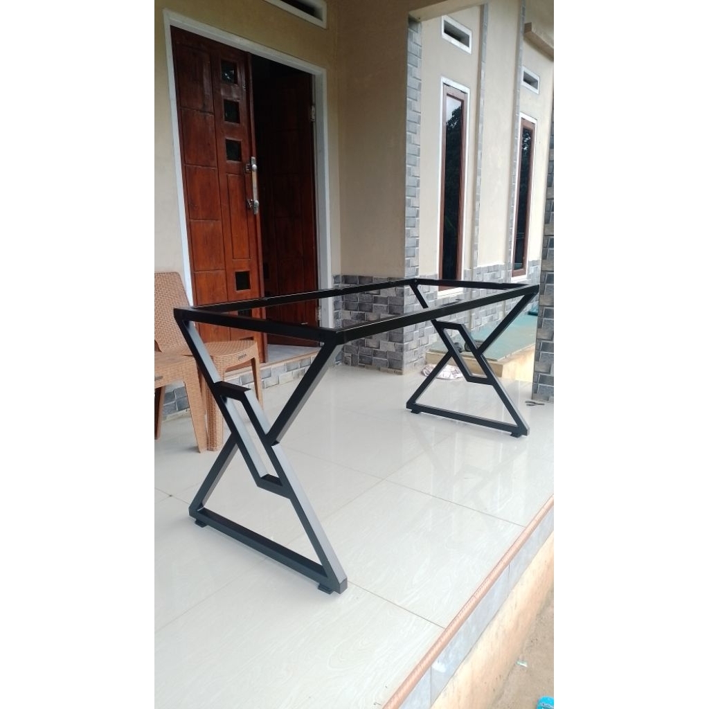 rangka meja besi hollo 3x3(L60 x T70 x P150)/rangka meja minimallis modern