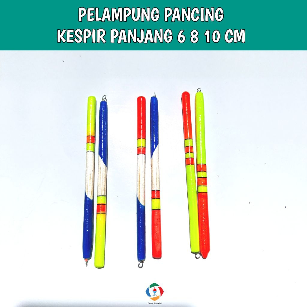 Pelampung Pancing Kespir Kayu  Panjang 6 8 10 cm