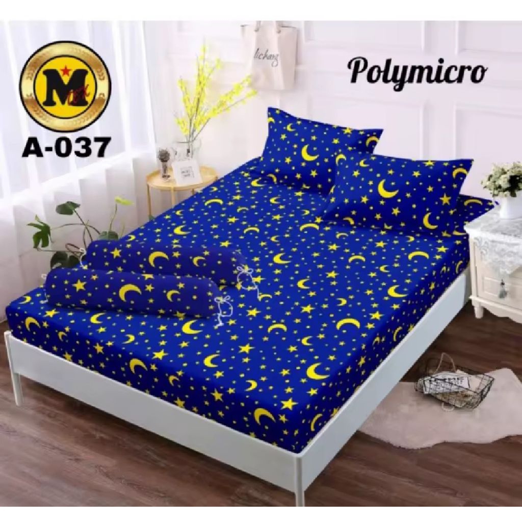 sprei full karet sprei batangan ukuran 180*200 160*200 120*200