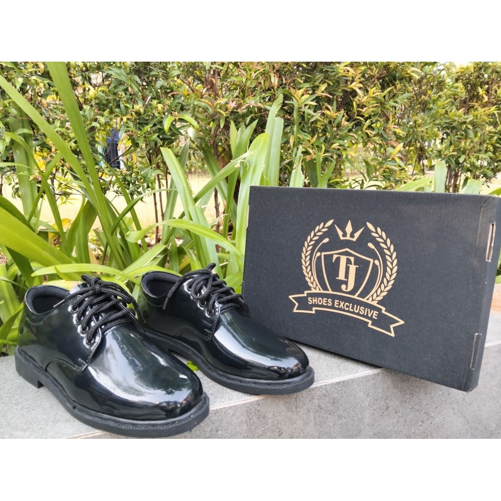 sepatu pdh tni ad/sepatu pdh pantofel/sepatu pdh formal/sepatu pdh kulit kilap/sepatu pdh mengkilap