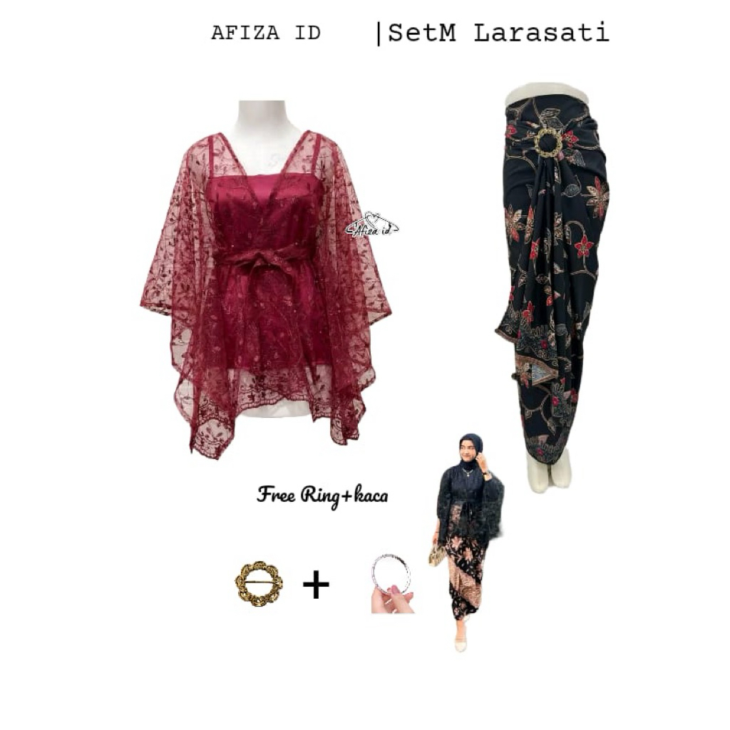 OUTER KEBAYA BRUKAT WISUDA KONDANGAN HIJAB DAN NON HIJAB