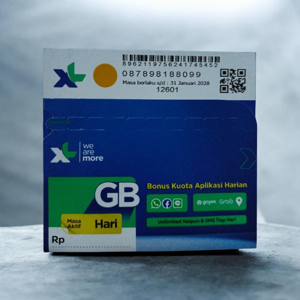nomor cantik XL 878 9 8188099 isi kuota 3gb jaringan 5G