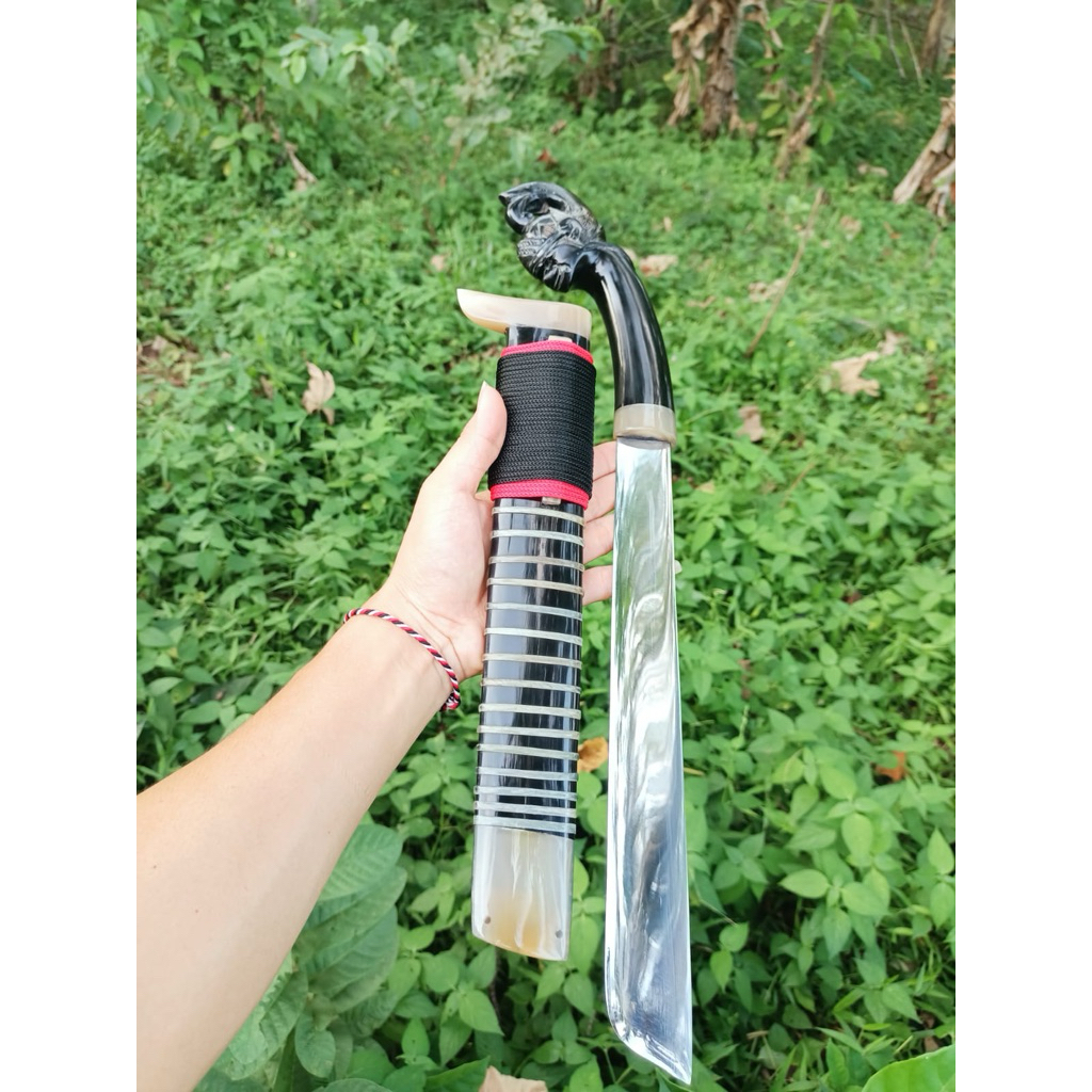 GOLOK PISAU SEMBELIH BAJA BOHLER N695 FULL TANDUK KOMBINASI 30 CM
