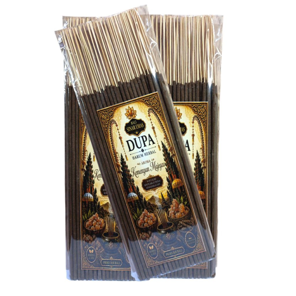 Dupa Harum Herbal Bali Sinar Emas Aroma kemenyan Bali dan Kemenyan Majegau Kemasan 150gr Hio Wangi A