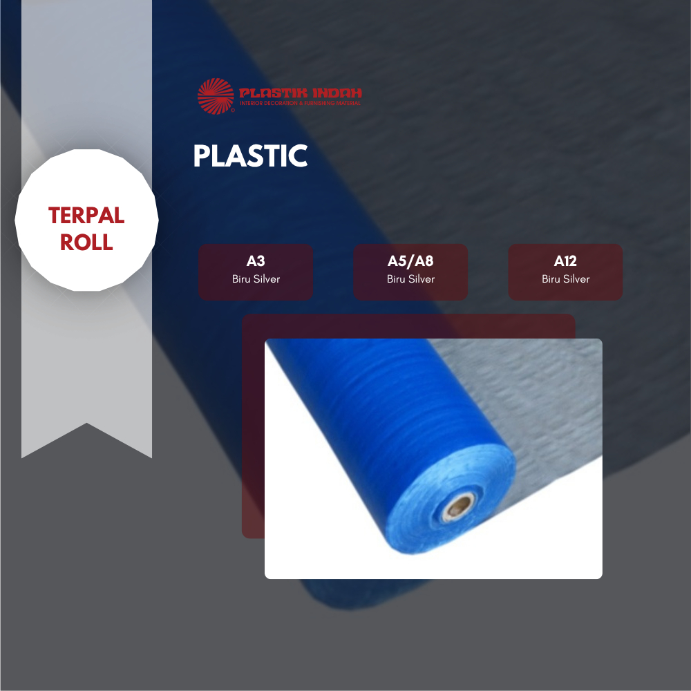 Terpal Roll Lebar 2 meter | Terpal Plastik PE | Terpal A3 | Terpal A5 | Terpal A8 | Terpal A12